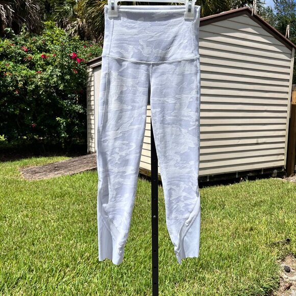 Lululemon Wunder Under High-Rise Crop 23" Incognito Camo Leggings Size 4 - Picture 4 of 9